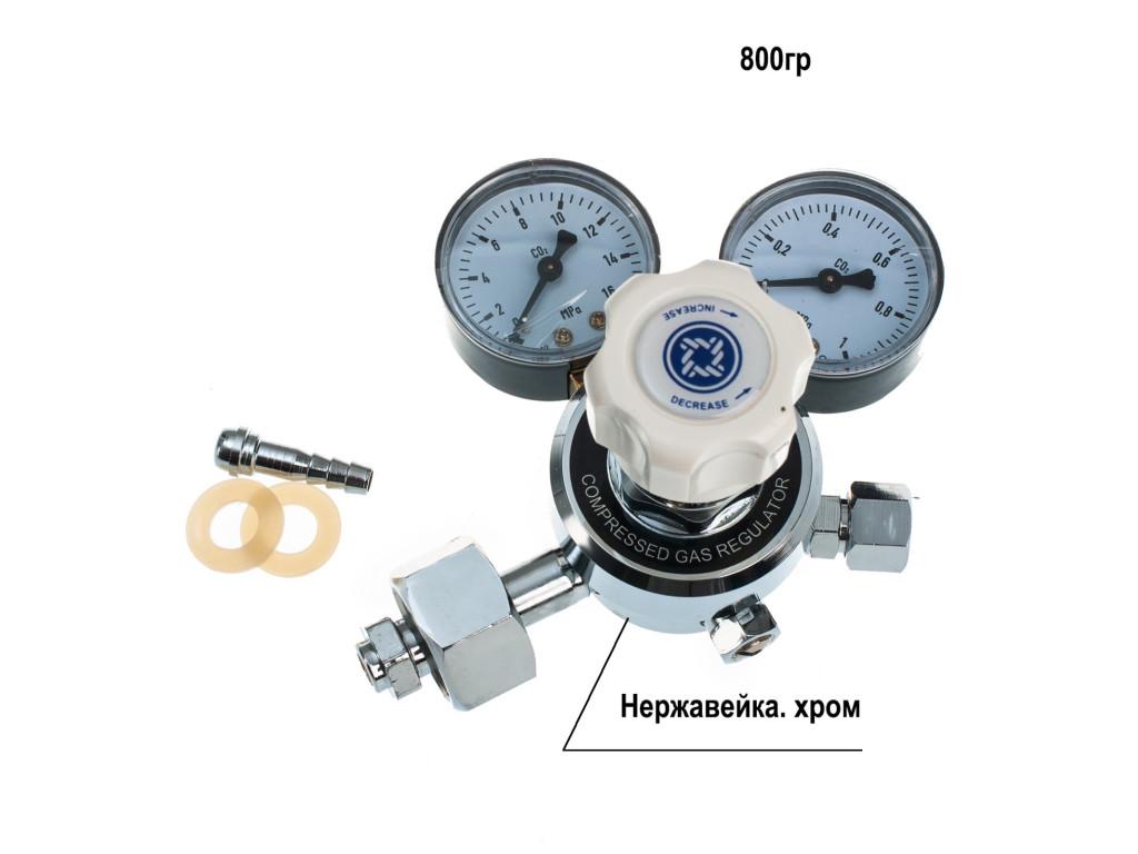 Редуктор вуглекислотний УР-6 хромований (22734544) - фото 2