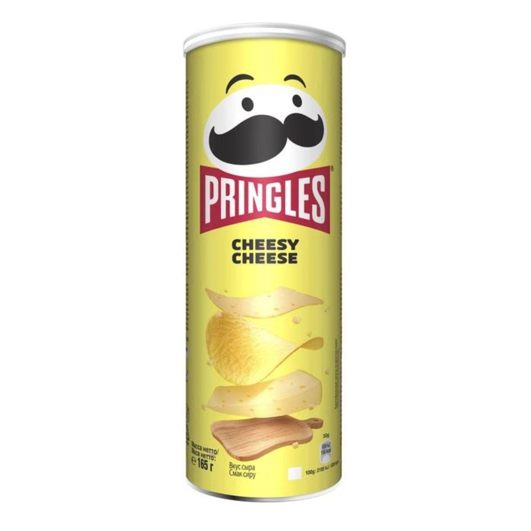 Чипсы Pringles Cheesy Cheese 165 г Принглс Творог (PO-6)