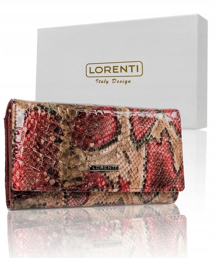 Кошелек женский кожаный LORENTI 76114-DR-RFID-6857 Красный