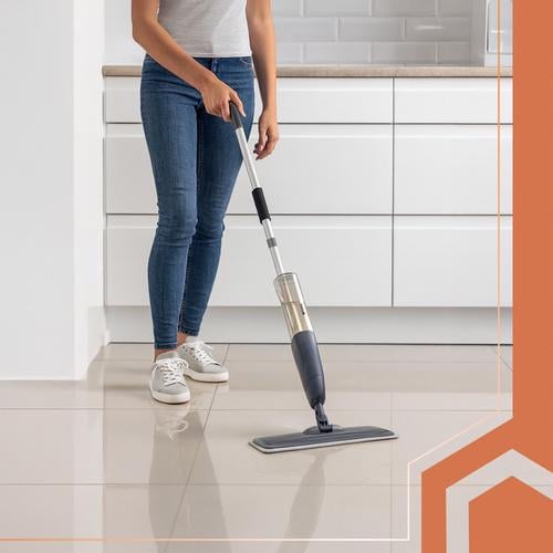 Швабра плоская с распылителем микрофибра 41 см 600 мл - фото 16 Швабра плоская с распылителем микрофибра 41 см 600 мл - фото 16