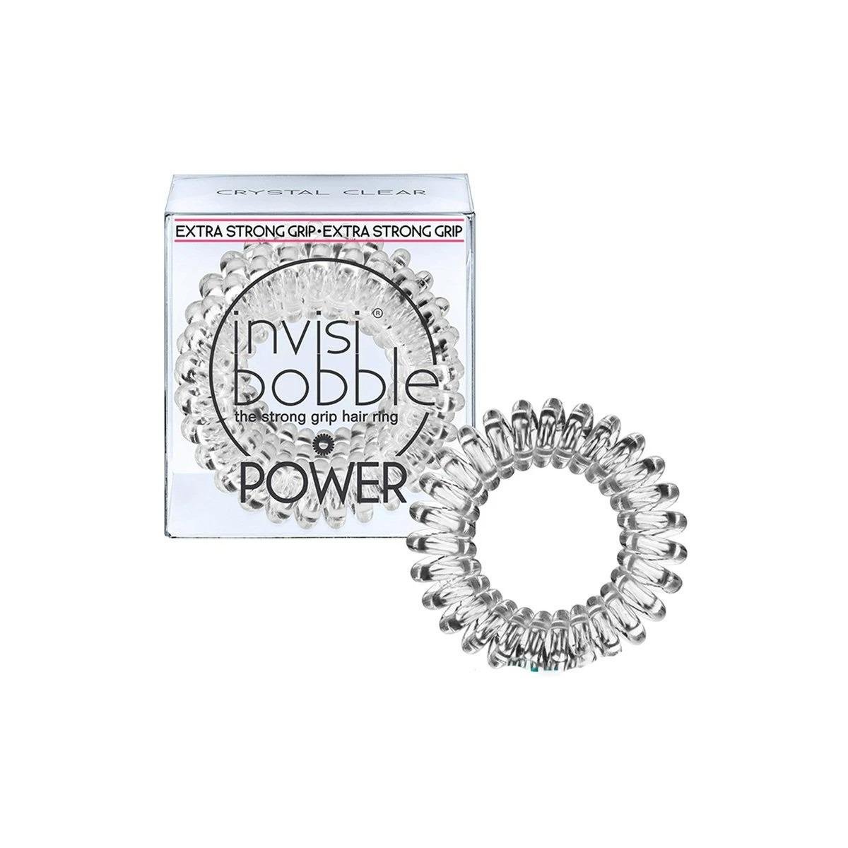 Резинка-браслет для волосся invisibobble POWER Crystal 3 шт. Clear (11547879) - фото 1