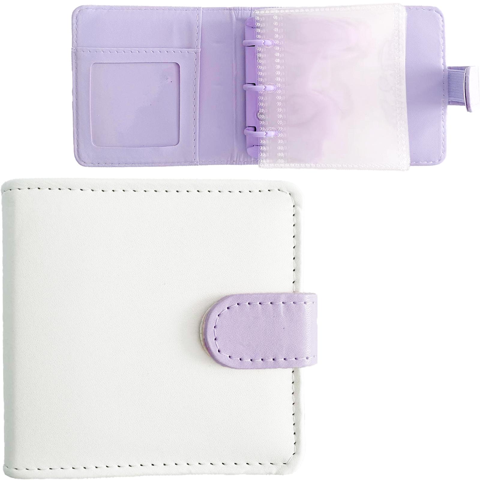 Фотоальбом для камер мгновенной печати Fujifilm Instax Mini/Liplay/Polaroid 300/Z2300/SHARE SP-1/SP-2/link на 50 фотографий Mini White/Purple