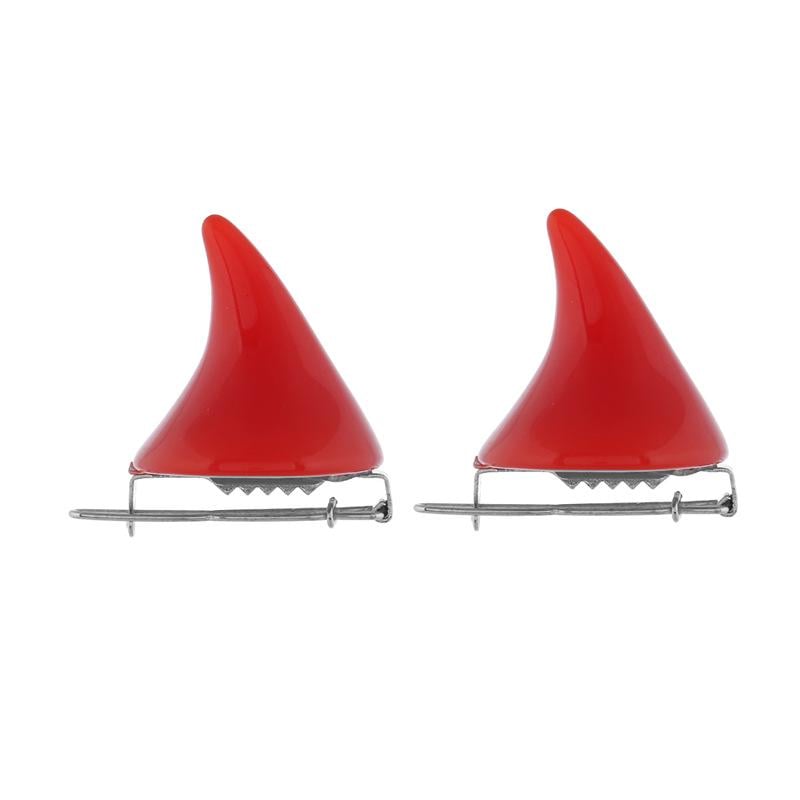 Набор заколок для волос рожки чёртика 2 шт. Черный (R9453)