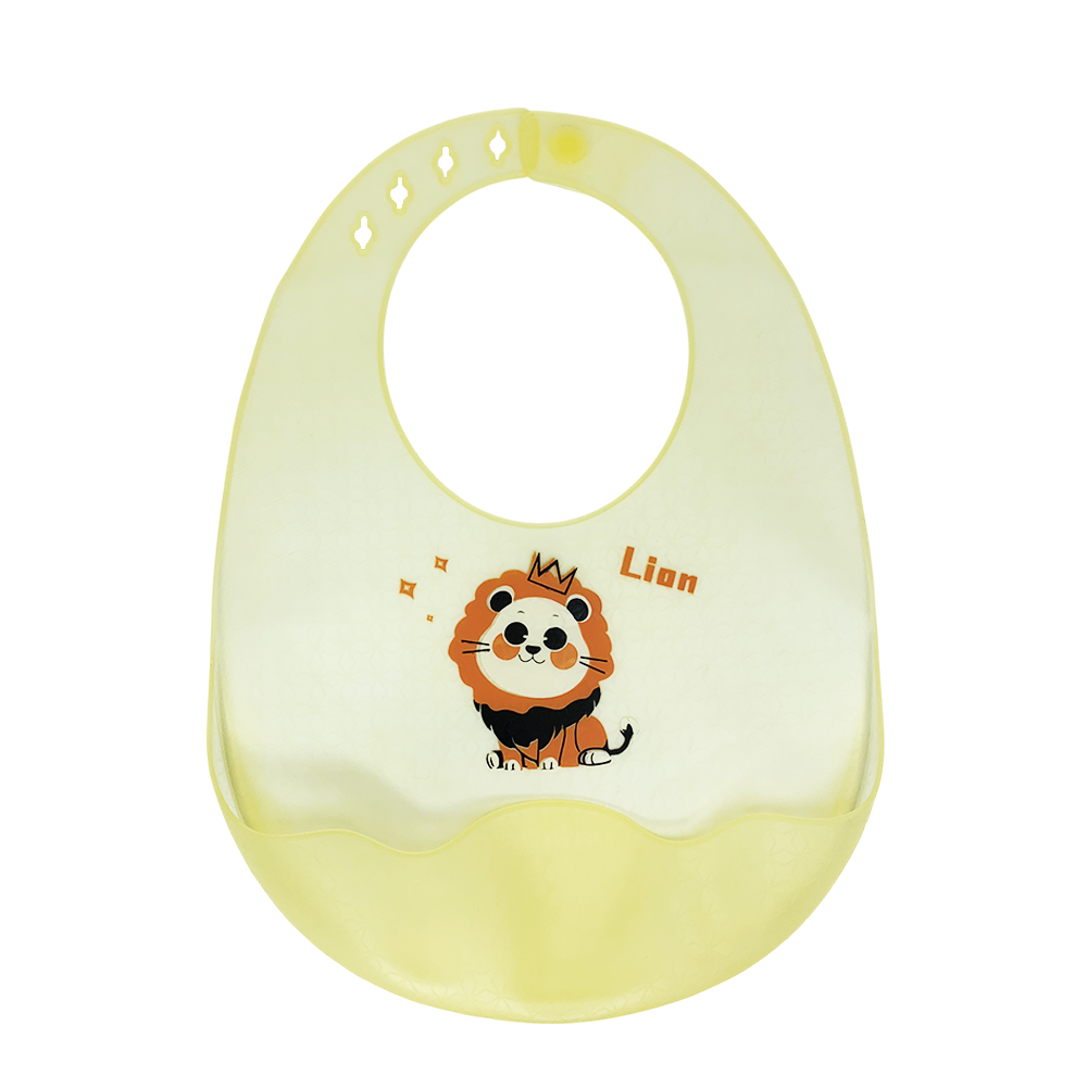 Слюнявчик силіконовий Лев Помаранчевий (29895019) Слюнявчик силіконовий Лев Помаранчевий (29895019)