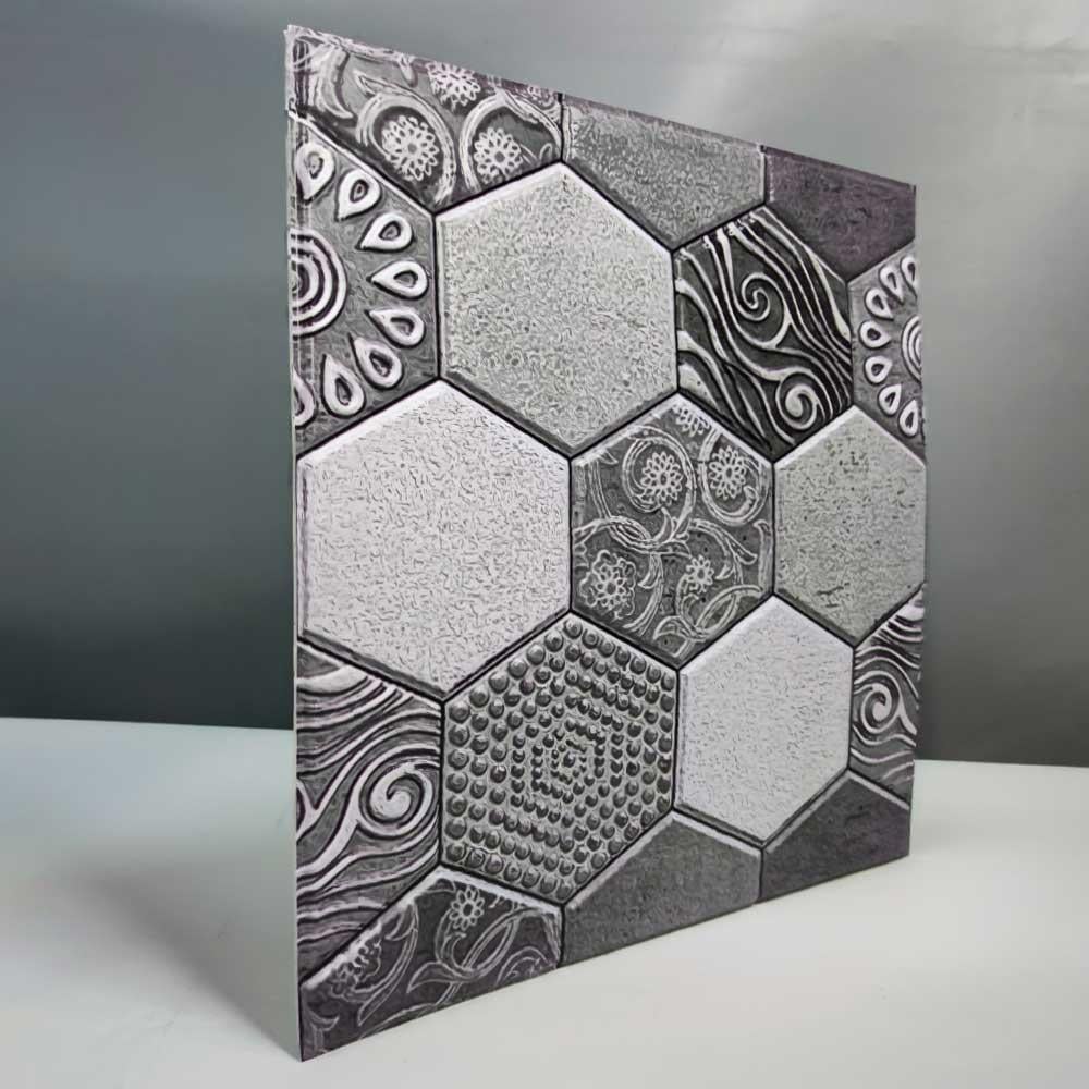 Плитка декоративная ПВХ на самоклейке Sticker Wall квадрат 300х300х5 мм (СПП-603)