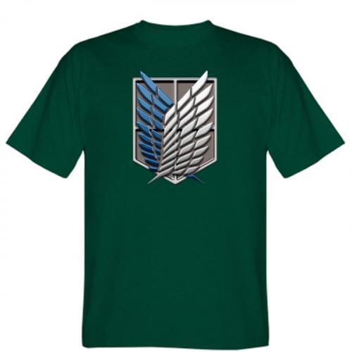 Футболка мужская Stedman Attack Titan Survey Corps Logo 3D XS Темно-зеленый (7364601-16-140154-XS)