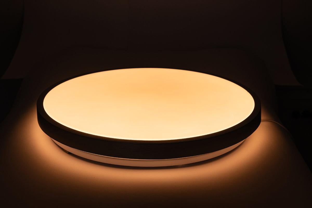 Светильник потолочный Vestum RING матовый 60W 3000К-6500К с ДУ 395х60 мм Серебряный - фото 4 Светильник потолочный Vestum RING матовый 60W 3000К-6500К с ДУ 395х60 мм Серебряный - фото 4