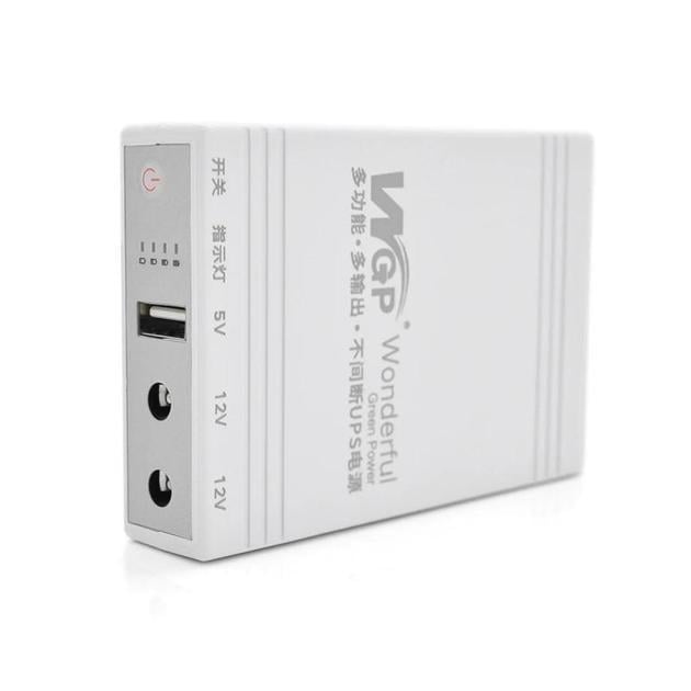 Источник бесперебойного питания WGP Mini DC для роутера 10400 mAh 5/9/12V White (WGP103-5912)