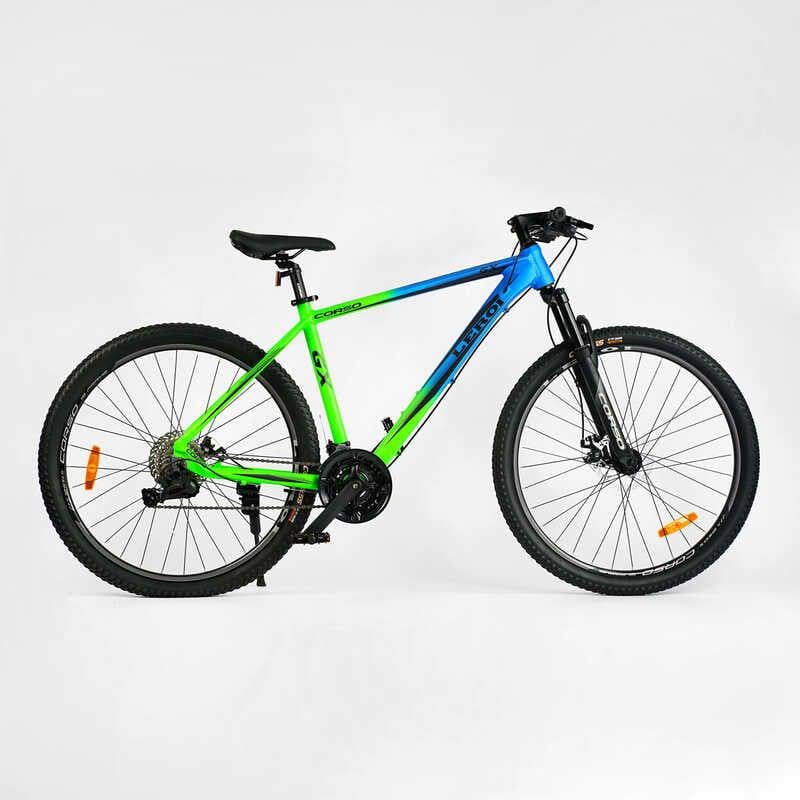 Велосипед cпортивный Corso Leroi 27,5" LR-27677 рама алюминиевая 19" 27 скоростей (127938)