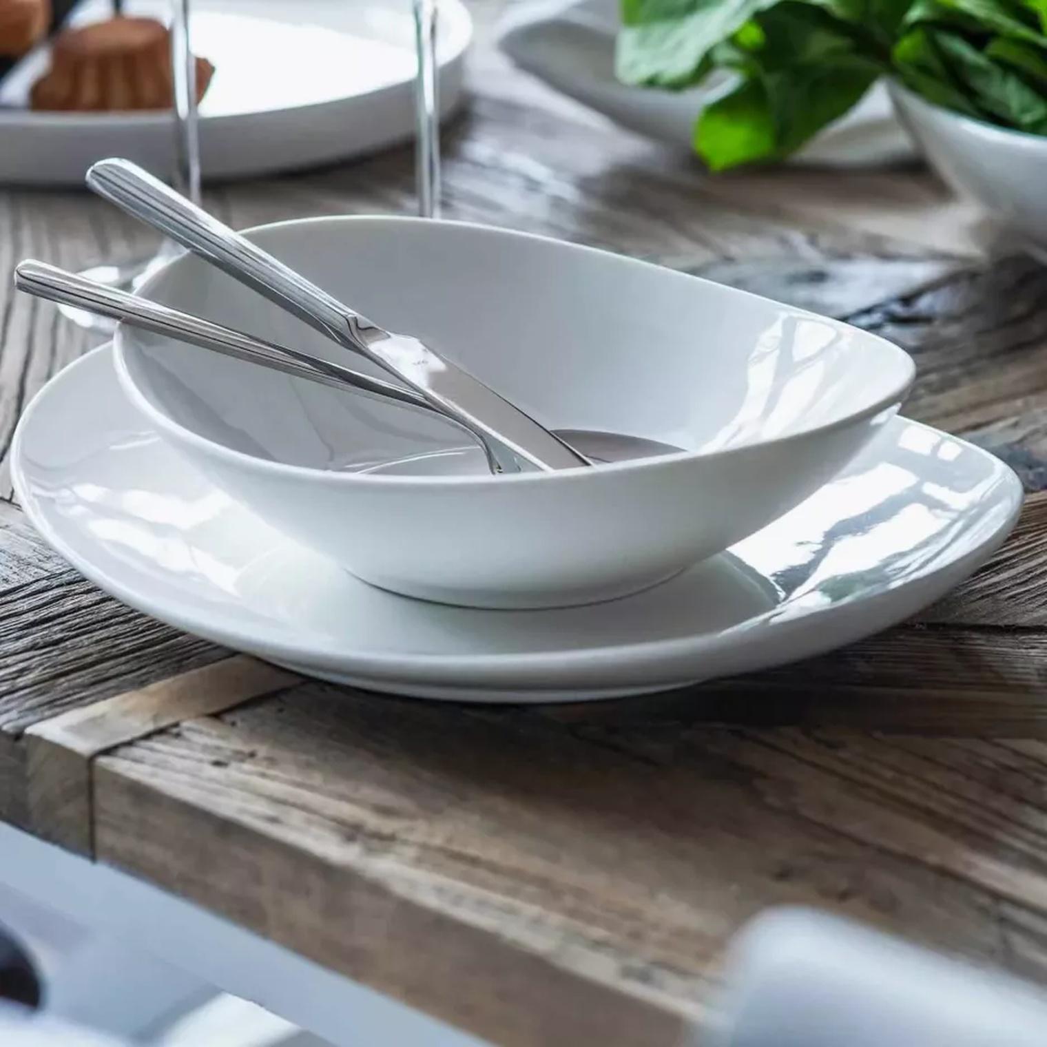 Тарілка глибока фарфорова DUKA TIME 22 см Белый (1210853) - фото 2 Тарілка глибока фарфорова DUKA TIME 22 см Белый (1210853) - фото 2