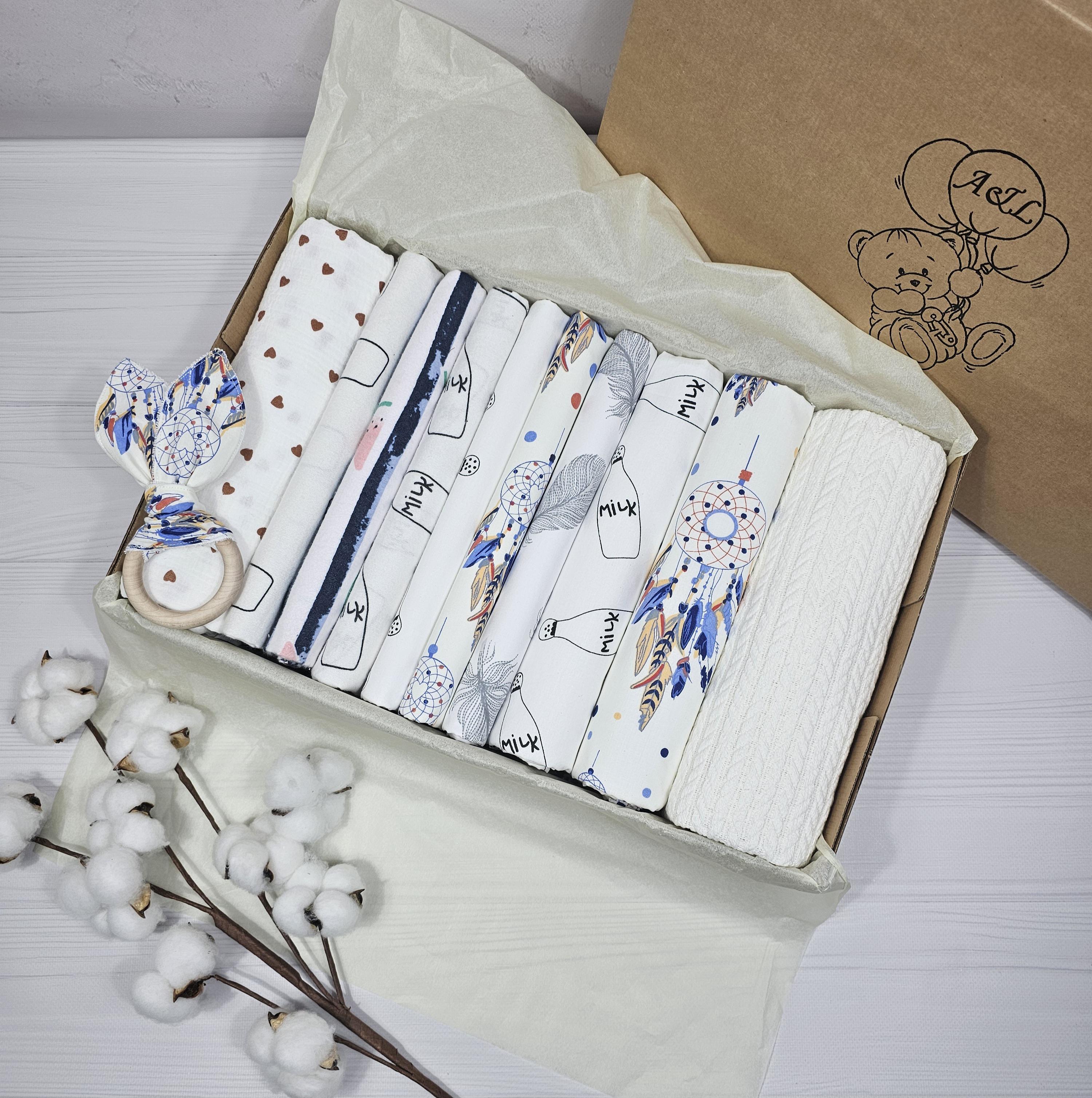 Набор для новорожденного a.l.babybox Ловец снов плед/пеленки/игрушки (25981100)