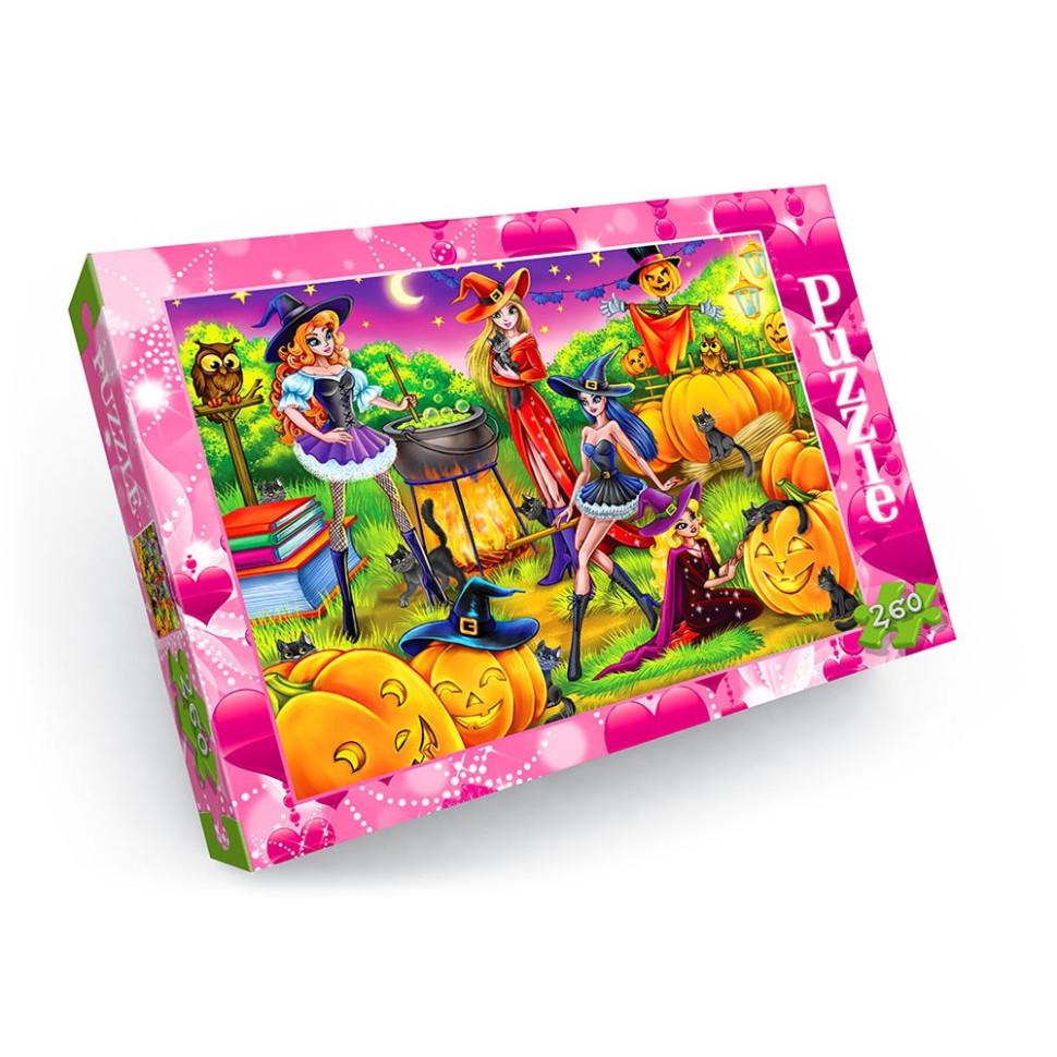 Пазлы детские Danko Toys 260 эл. Розовый (IP-177-P-1190)