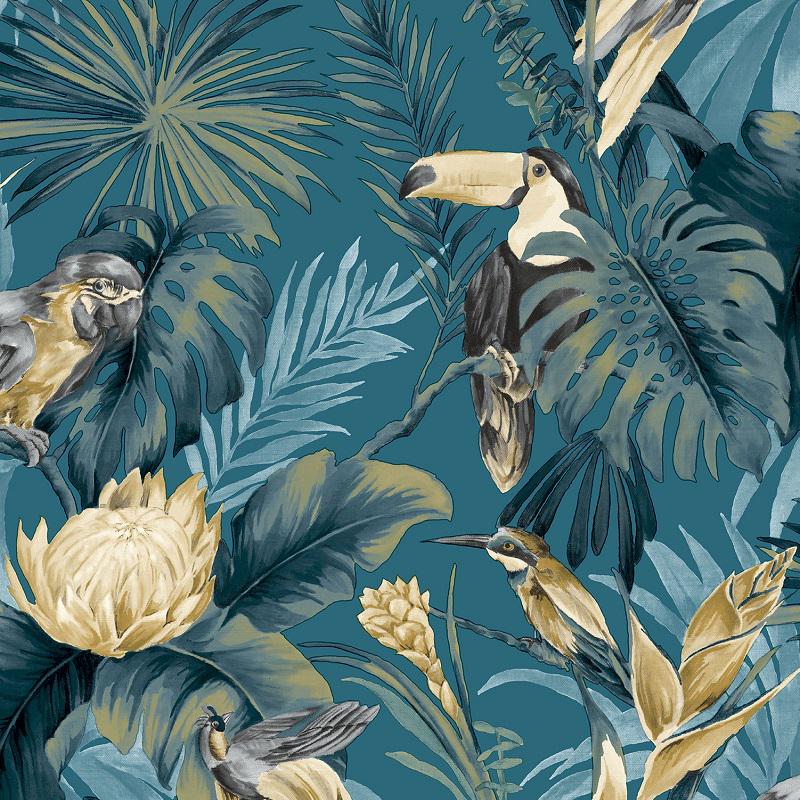 Виниловые обои Parato 0,53x10,05 м Синий (1031010)