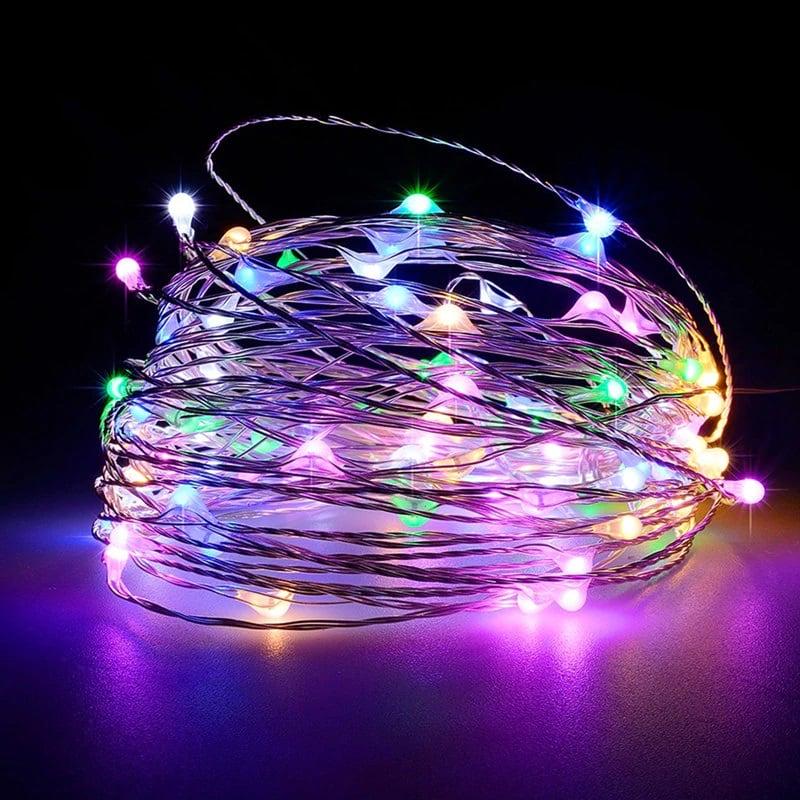 Гірлянда лінійна RD-7106 LED нитка 10 м Різнокольоровий