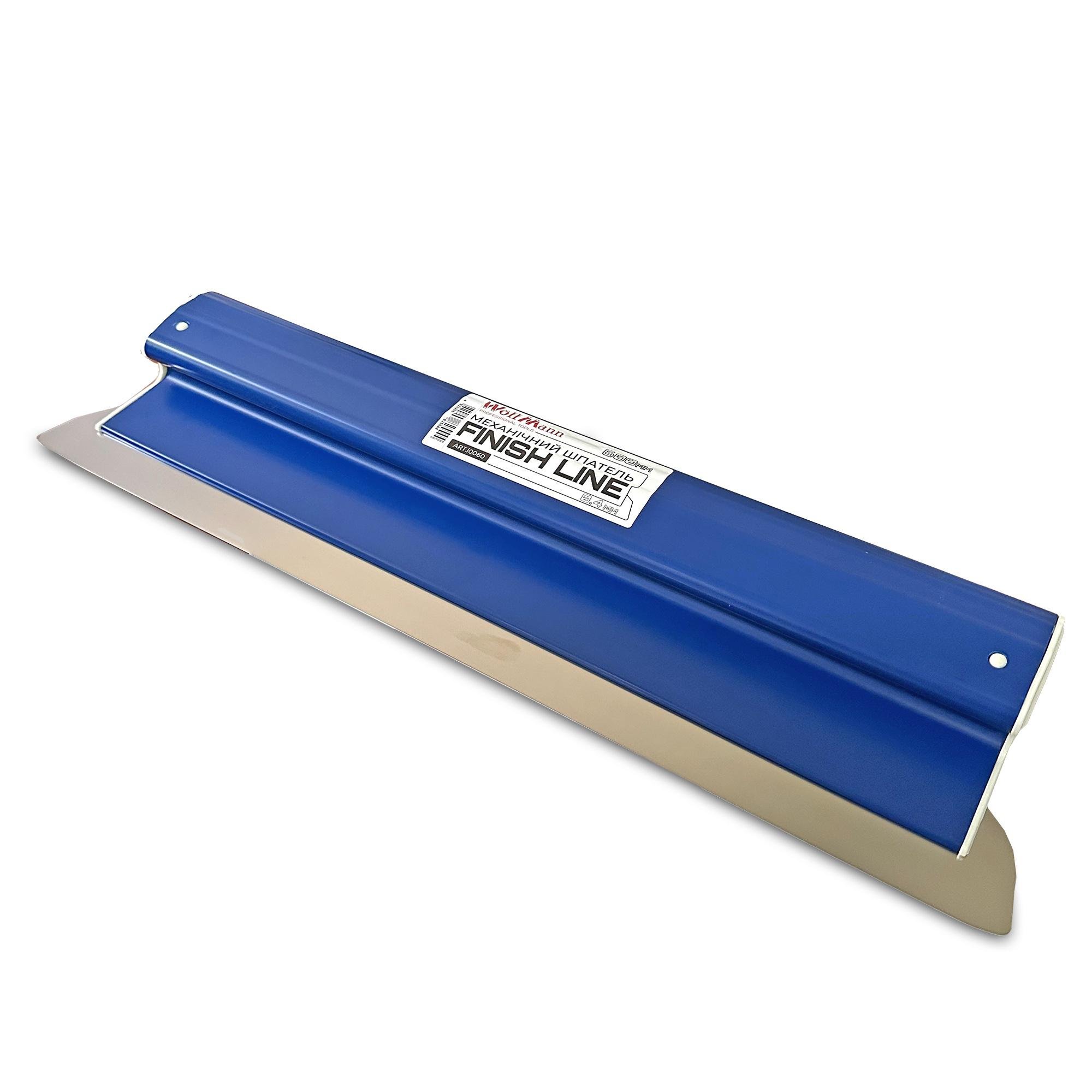 Шпатель механічний WoffMann FINISH LINE пластмасова ручка з змінним лезом 600х0,4 мм