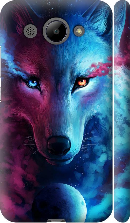 Чехол на Huawei Y3 2017 Арт-волк (3999m-991-42517)