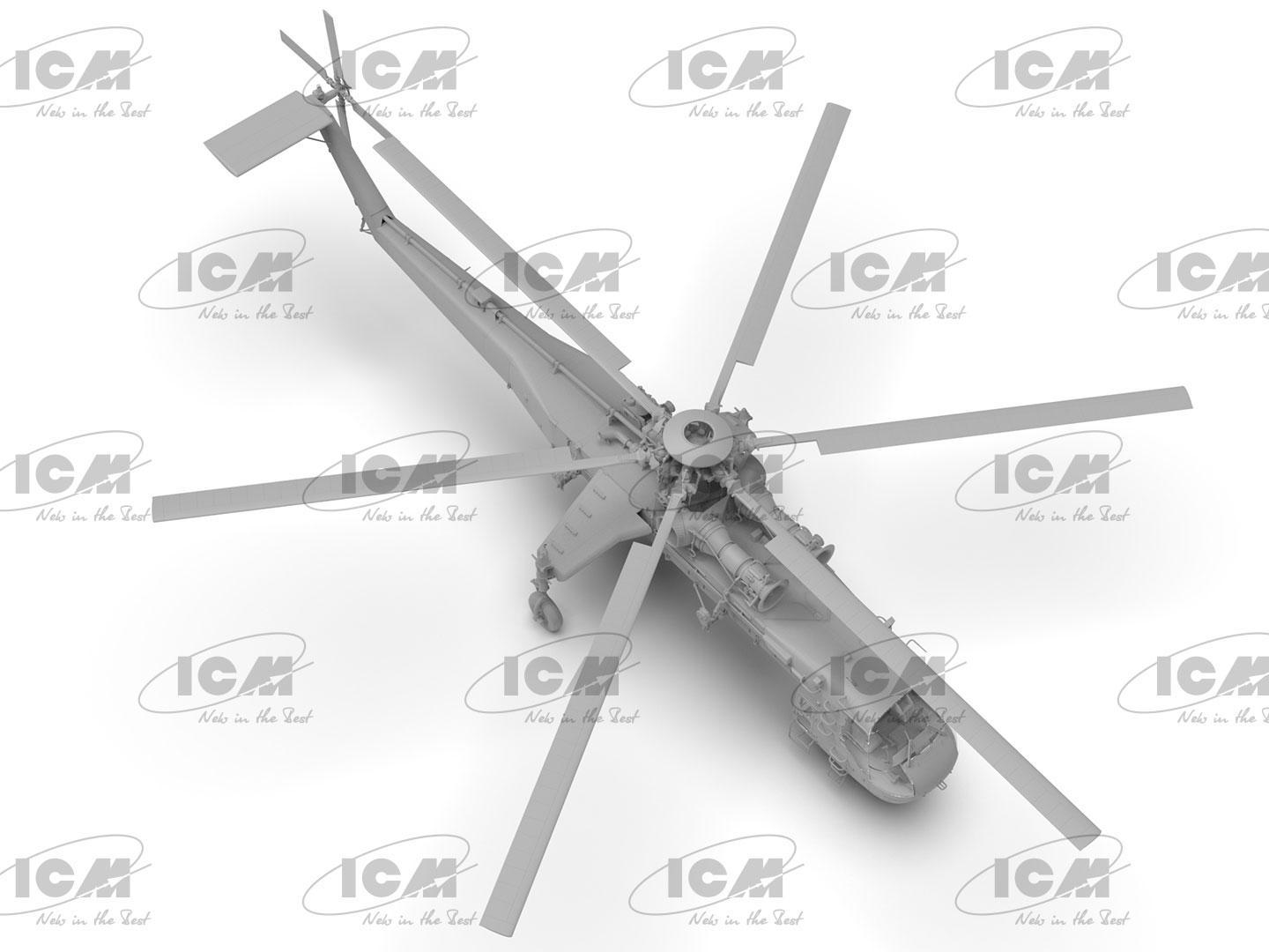 Сборная модель ICM Sikorsky CH-54A Tarhe Тяжелый вертолет США (53054) - фото 18