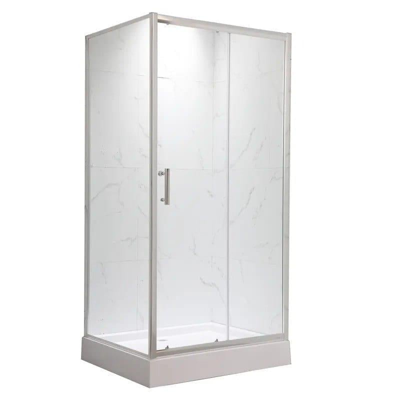 Душова кабіна Mixxus Hard SC01 185x120x80 скло 5 мм, без піддону, хром (MI8369)