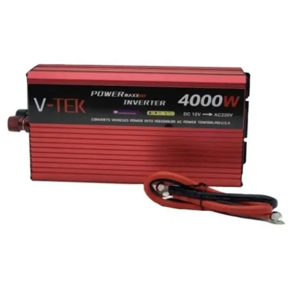 Автомобільний інвертор с дисплеем V-Tek 4000W 12-220V - фото 3 Автомобільний інвертор с дисплеем V-Tek 4000W 12-220V - фото 3