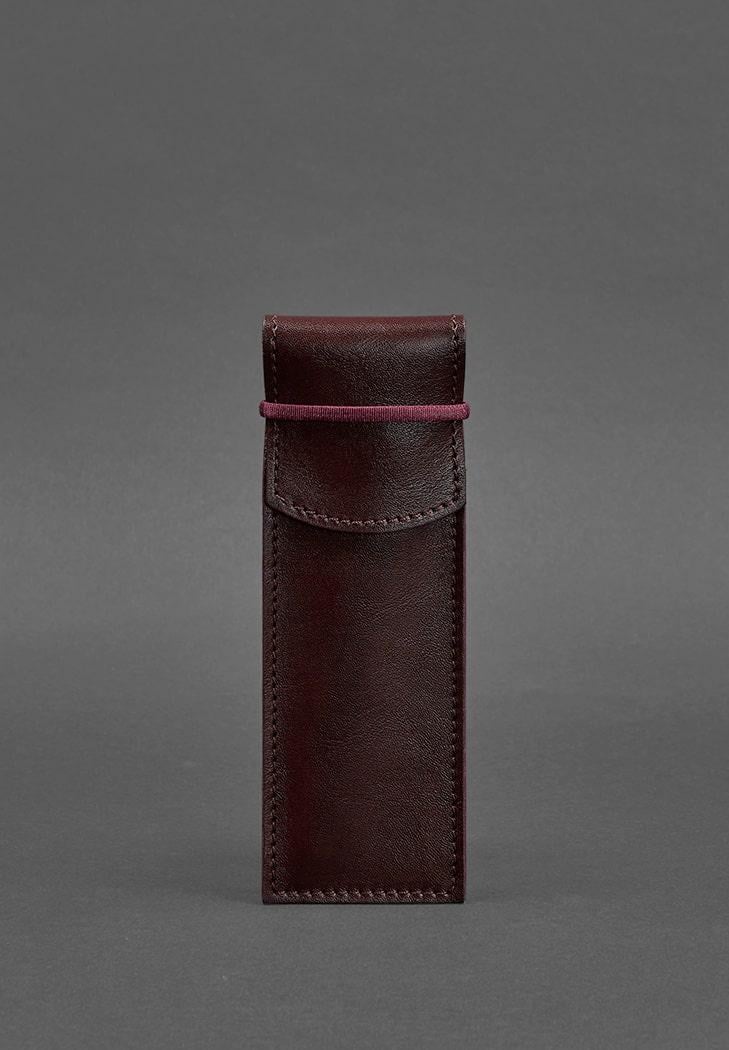Чехол кожаный для ручек 1.0 Бордовый (A-027468) Чехол кожаный для ручек 1.0 Бордовый (A-027468)