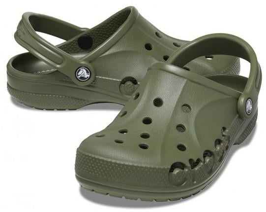 Крокси чоловічі Crocs Baya Clog р. 48/49 Хакі (23286)