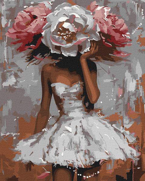 Картина по номерам Ideyka Цветочная загадка с красками металлик extra 40x50 см (Id-KHO8501)