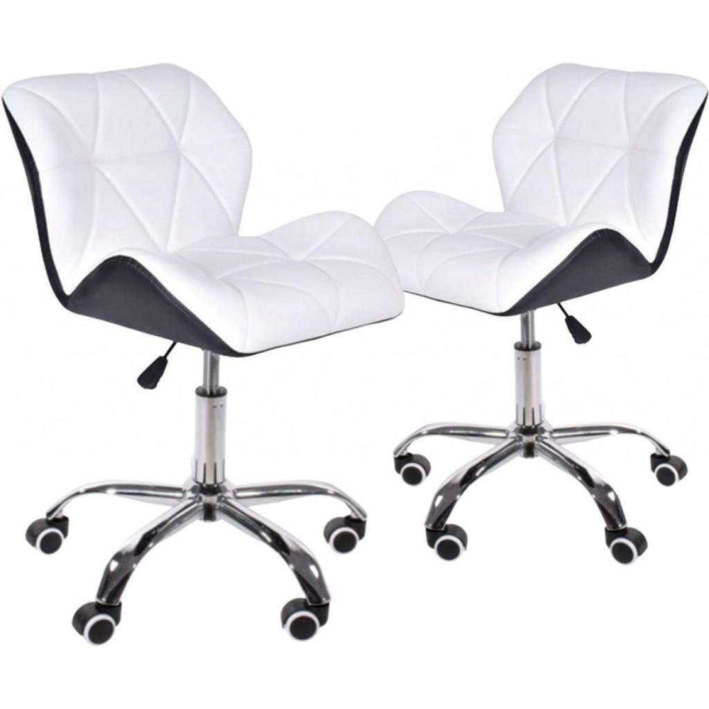 Кресло Bonro B-531 белое+черное(2 шт)