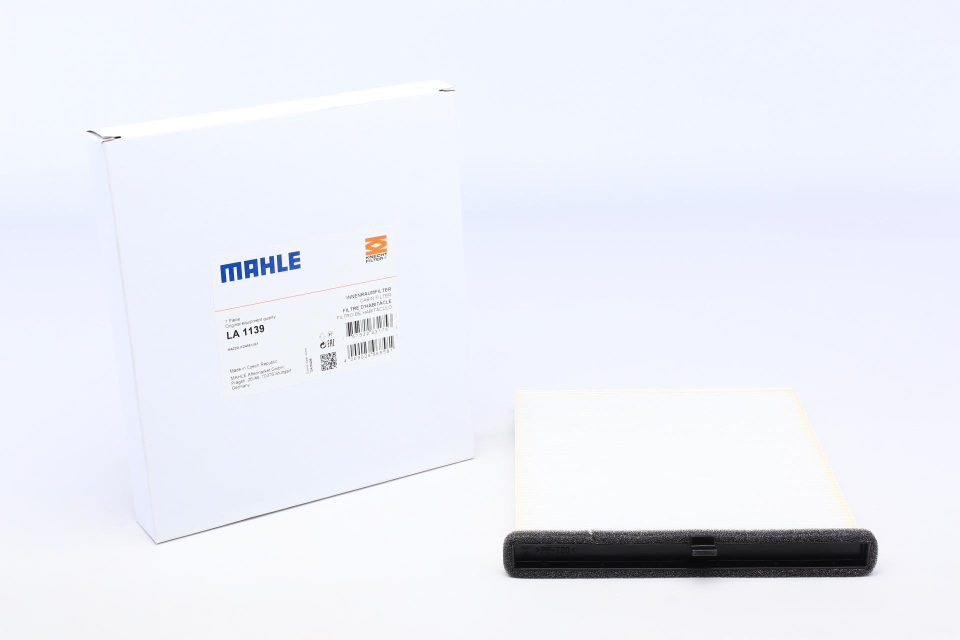 Фильтр салона KNECHT для Mazda 3/6/CX-5 1,5-2,5 11- (LA 1139)