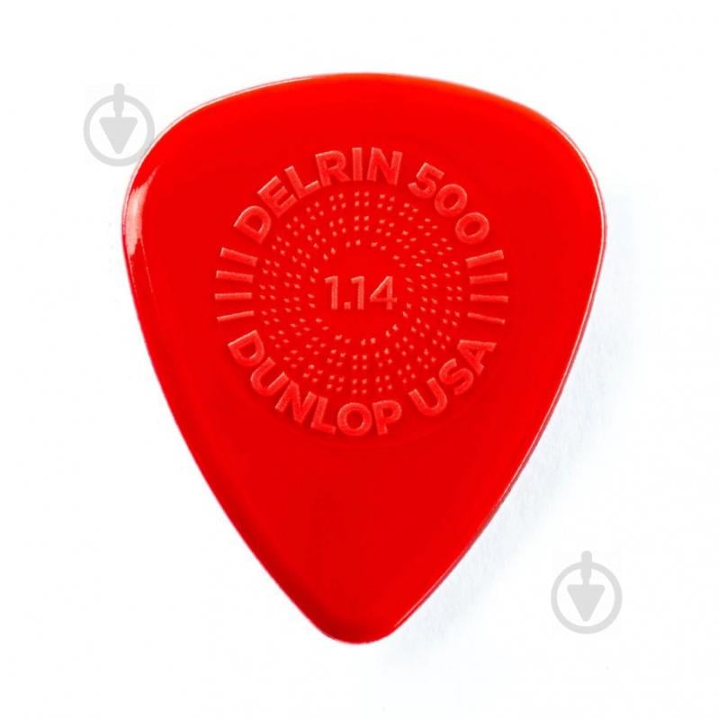 Медиатор Dunlop 4500 Prim Grip Delrin 500 Guitar Pick 1.14 mm (1 шт.)