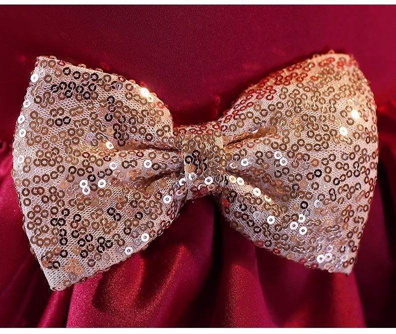 Платье праздничное 120 см Красный (23992025) - фото 5 Платье праздничное 120 см Красный (23992025) - фото 5