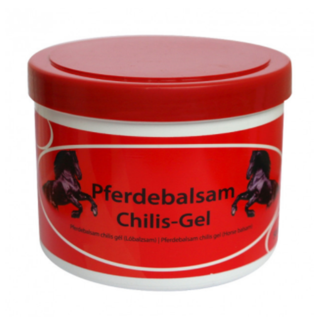 Конская мазь Pferdebalsam Chilis-Gel разогревающая чили для суставов и тела 500 мл - фото 1