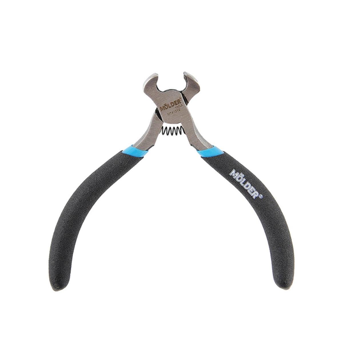 Кусачки прецизионные торцевые Molder Cr-V прорезиненная ручка 120 мм (4636)