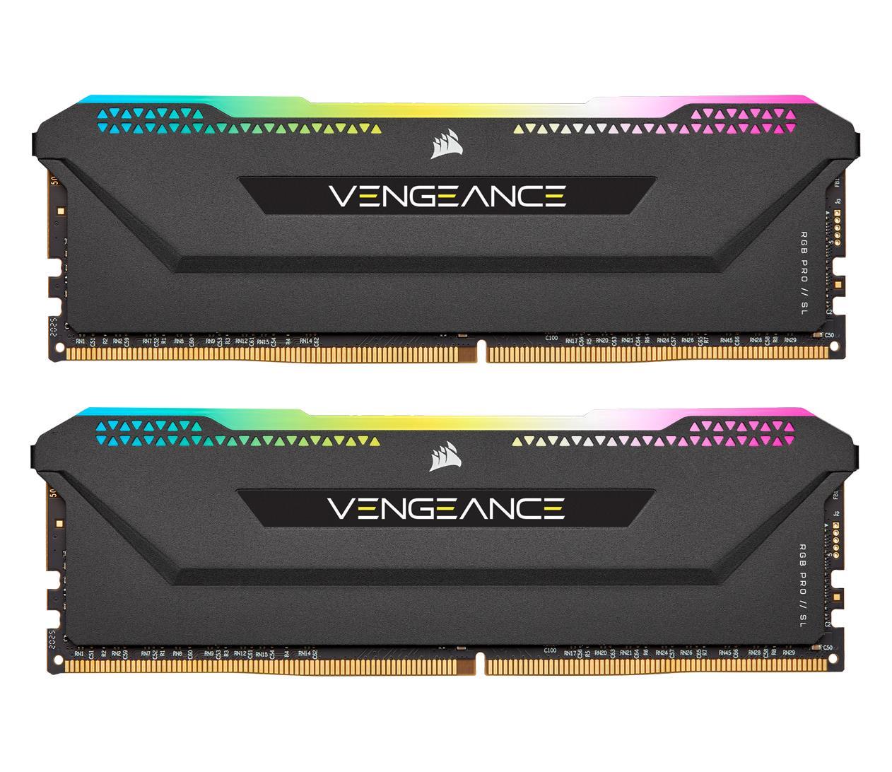 Оперативна пам'ять для ПК Corsair 16 GB 2x8 GB DDR4 3600 MHz Vengeance RGB Pro SL Black (CMH16GX4M2D3600C18) Оперативна пам'ять для ПК Corsair 16 GB 2x8 GB DDR4 3600 MHz Vengeance RGB Pro SL Black (CMH16GX4M2D3600C18)