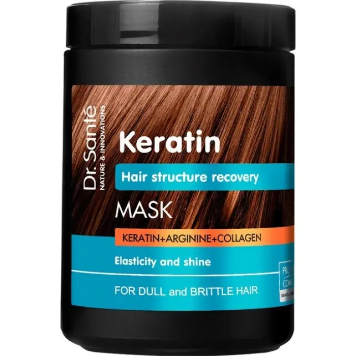 Маска Dr.Sante Keratin для тусклых и ломких волос 1 л