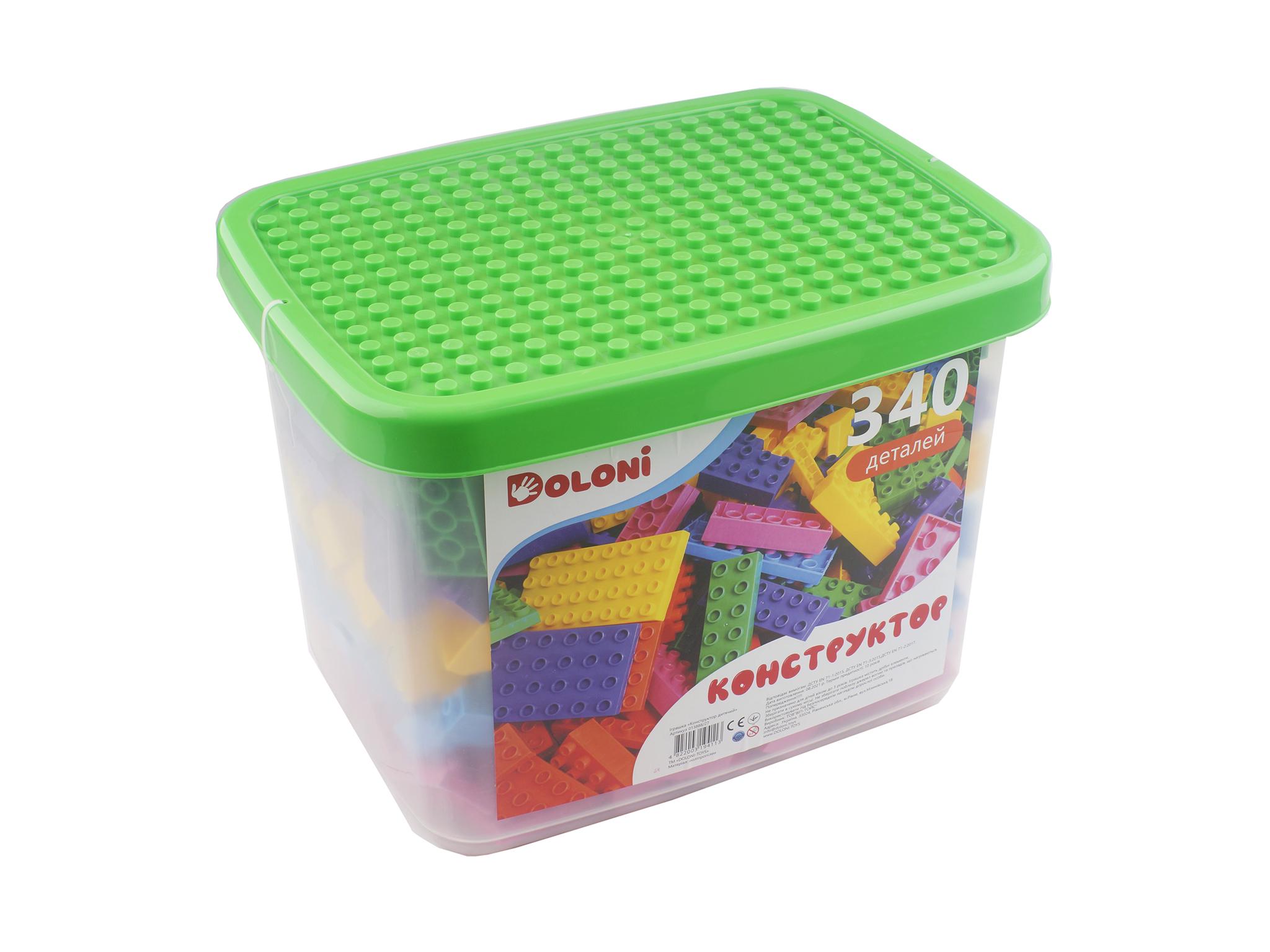 Конструктор Doloni в боксе 340 деталей (013888/27)