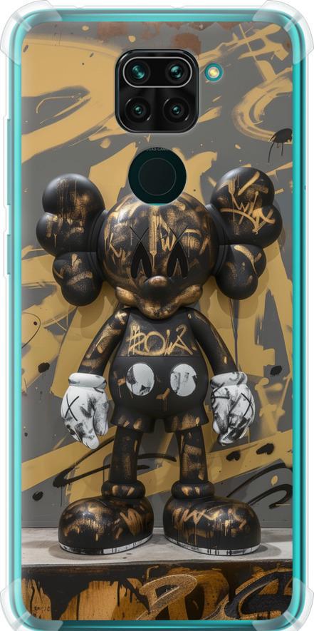 Чехол на Xiaomi Redmi Note 9 Bronze kaws (6097sp-2017-42517)