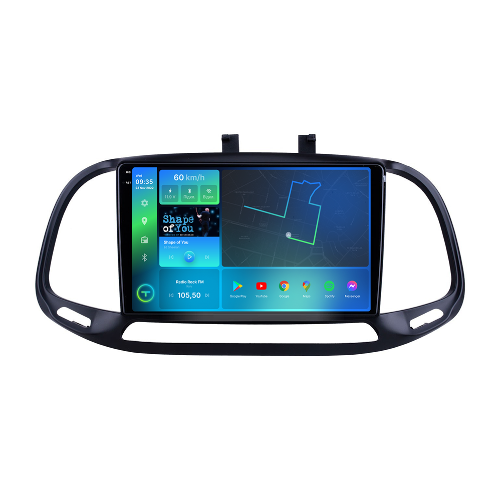 Магнитола штатная Torssen 2K Fiat Doblo 15+ F98256 4G Carplay DSP (202306802)