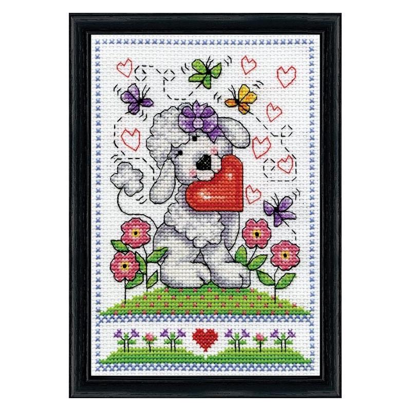 Набор для вышивания крестиком Design Works 3219 Poodle (22914)
