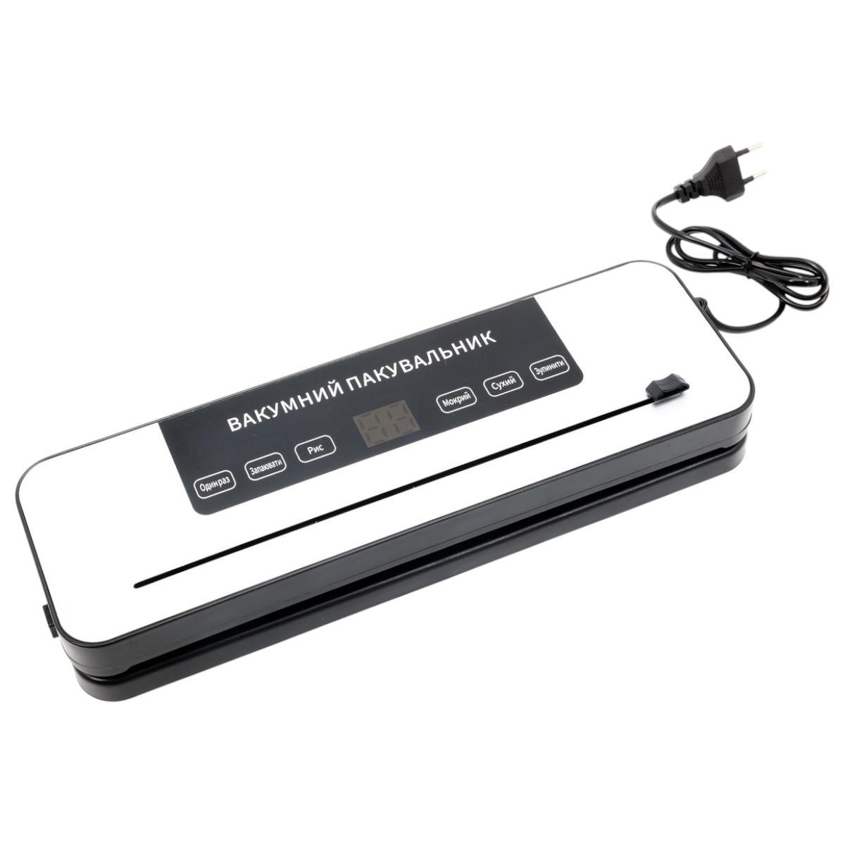 Вакууматор бытовой для продуктов питания Vacuum Sealer 120W 10 пакетов (384VC) Вакууматор бытовой для продуктов питания Vacuum Sealer 120W 10 пакетов (384VC)