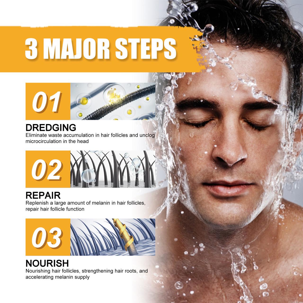 Мило-шампунь Eelhoe для затемнення сивого волосся та догляду Чорний - фото 6 Мило-шампунь Eelhoe для затемнення сивого волосся та догляду Чорний - фото 6