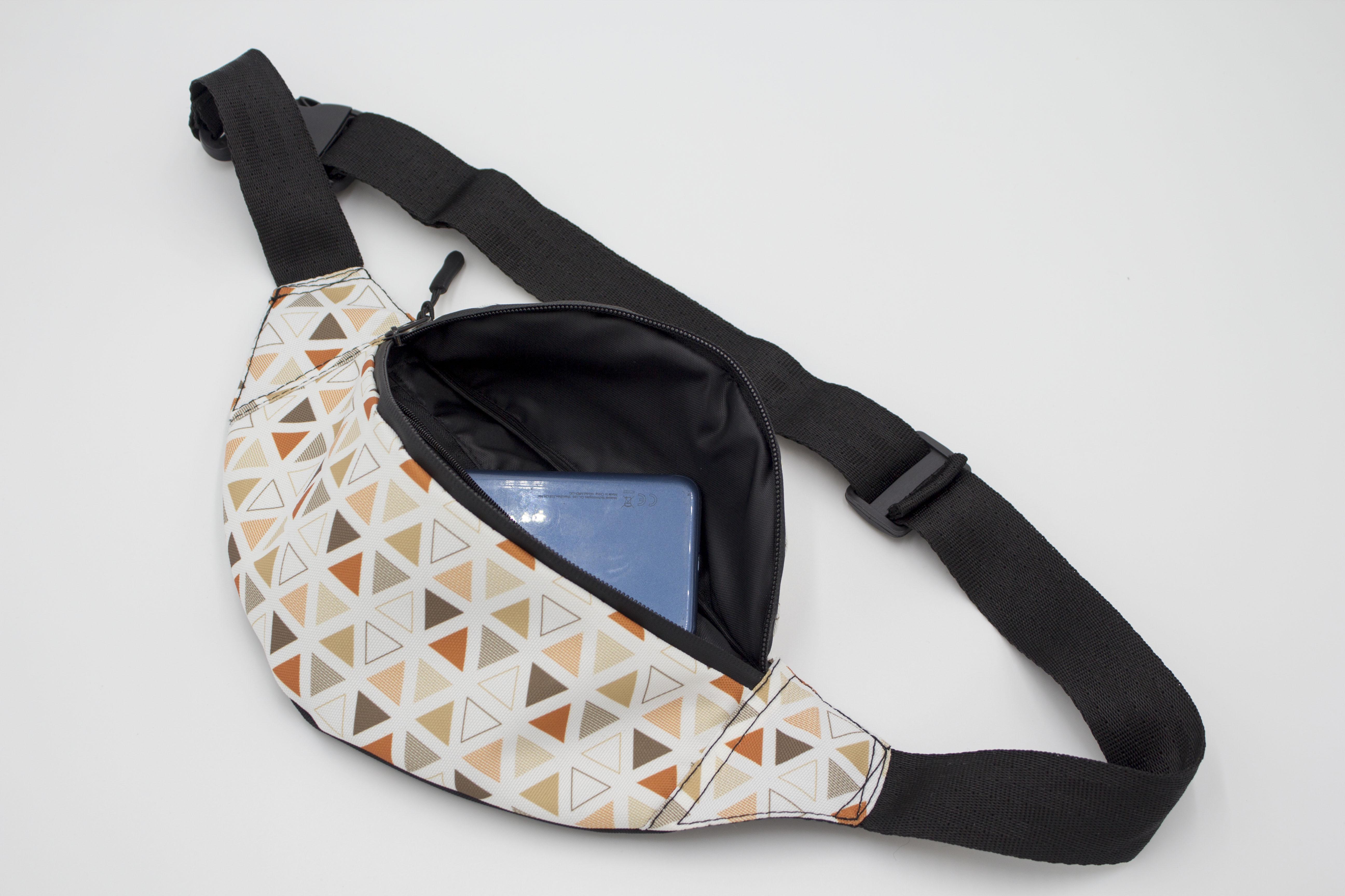 Сумка бананка Трикутники (BG-001) - фото 3 Сумка бананка Трикутники (BG-001) - фото 3