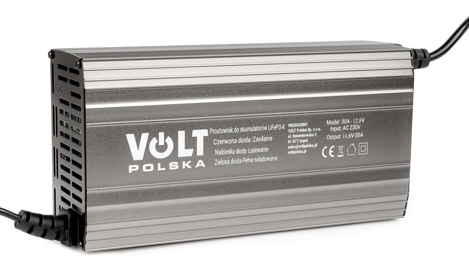 Зарядное устройство для аккумуляторов Volt Polska LiFePO4 12,8V 30A (6PRLIFE30A)