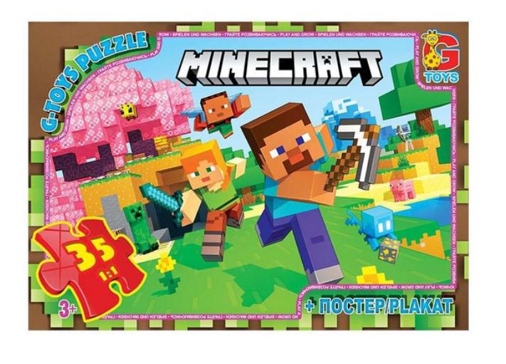 Пазли G-Toys із серії Minecraft 35 ел. (MTT-194700)