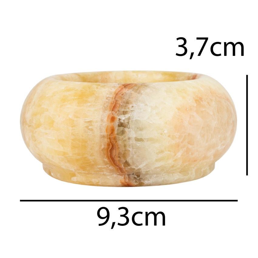 Попільничка настільна натуральний камінь кругла 9,3х9,3х3,7 см Пісочний із вкрапленнями коричневого (27831) - фото 3 Попільничка настільна натуральний камінь кругла 9,3х9,3х3,7 см Пісочний із вкрапленнями коричневого (27831) - фото 3