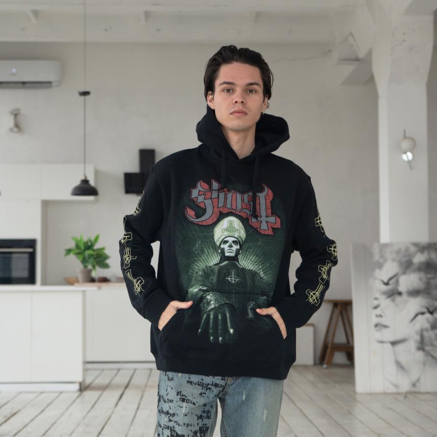 Худи унисекс флисовый Ghost Papa Emeritus Tobias Forge XL Черный (31411909) Худи унисекс флисовый Ghost Papa Emeritus Tobias Forge XL Черный (31411909)