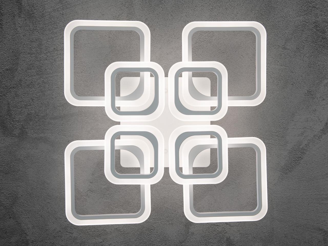 Люстра LED в спальню с пультом A8060-4+4WHDIM-LS 110W на 14 м2 Белый (2403844143) - фото 5 Люстра LED в спальню с пультом A8060-4+4WHDIM-LS 110W на 14 м2 Белый (2403844143) - фото 5