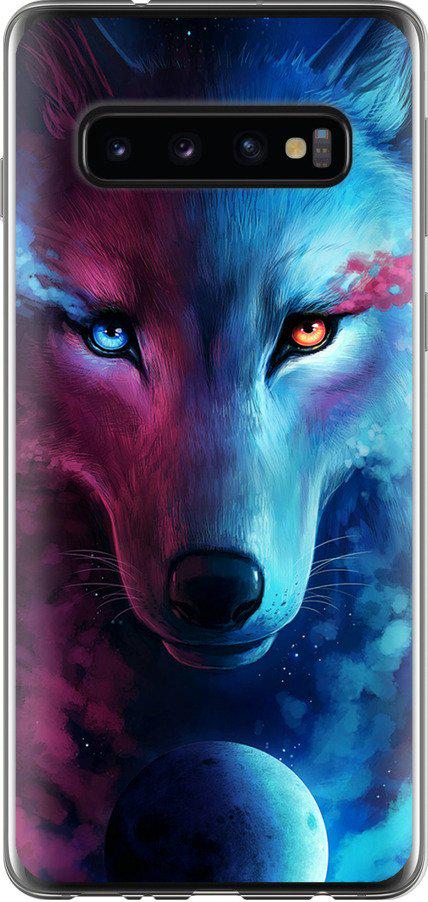 Чехол на Samsung Galaxy S10 Арт-волк (3999u-1640-42517)