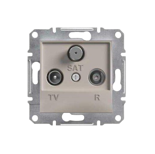 Розетка TV оконечная Schneider Electric EPH3500169 Asfora пластик Бронзовый (11486016)