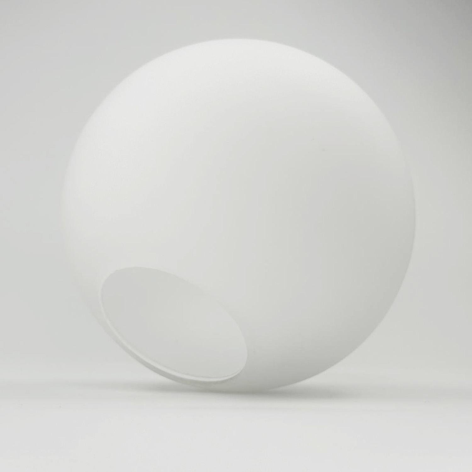 Плафон стеклянный шар Белый матовый Эконом ⌀250 мм 75 под лампу G9/E14 Плафон стеклянный шар Белый матовый Эконом ⌀250 мм 75 под лампу G9/E14