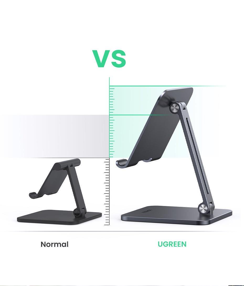 Підставка для планшета Ugreen 12.9" алюмінієва Сірий (40393) - фото 4